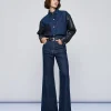 Denim flared pants - Access Fashion