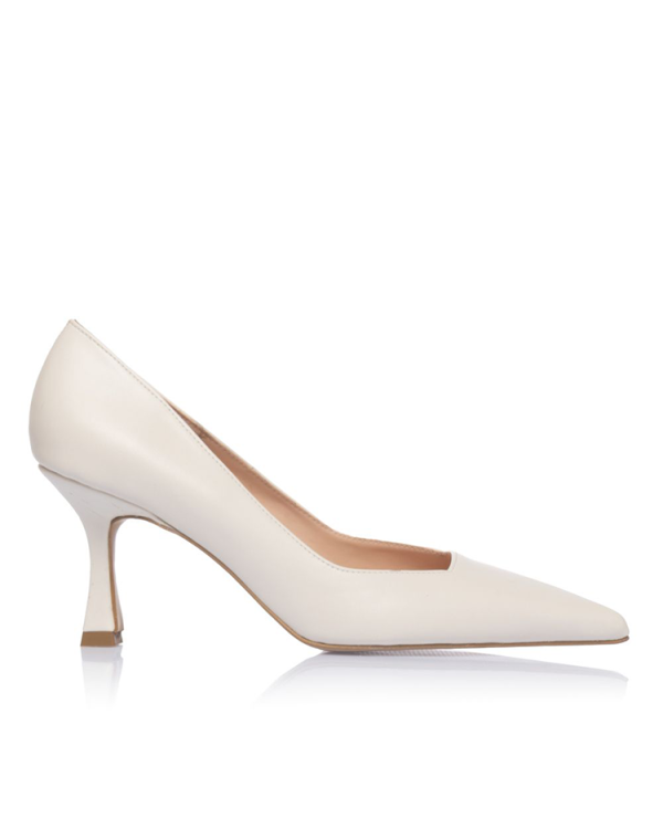 Leather pointed-toe pumps - Sante Shoes