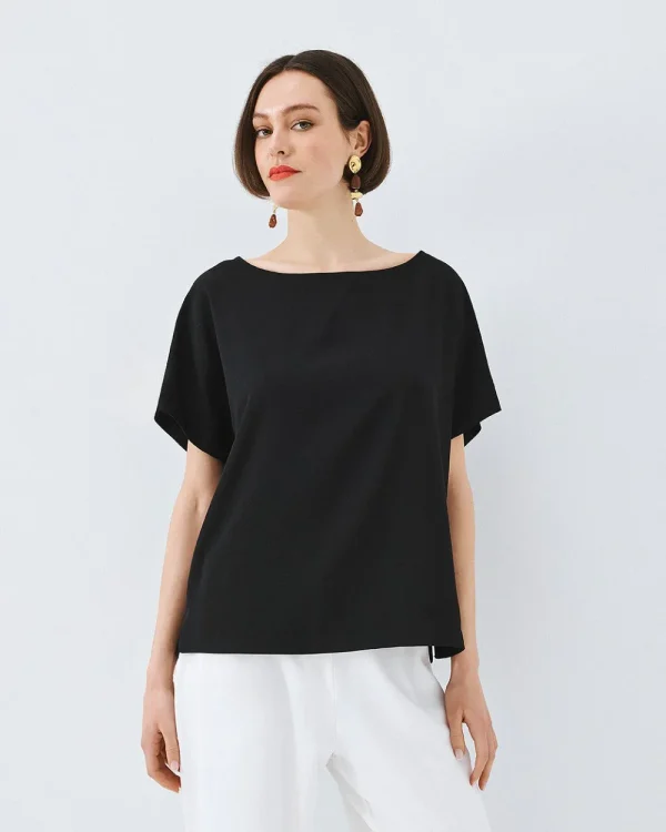 Blouse with pleats at the back - Access Fashion