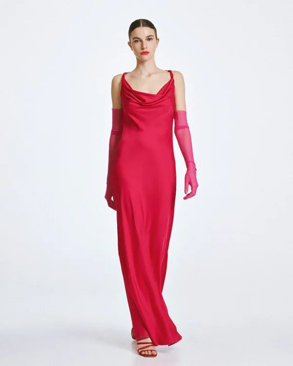 Maxi draped dress - Access Fashion