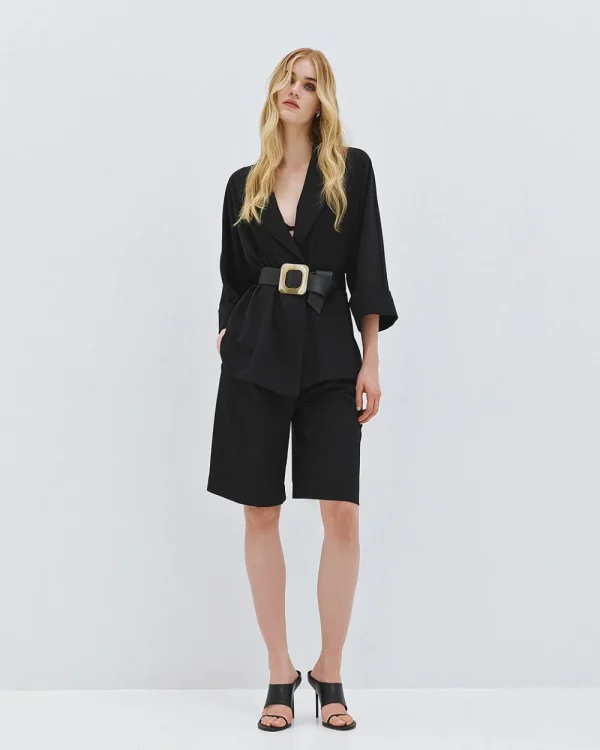 Oversized blazer without buttons - Access Fashion