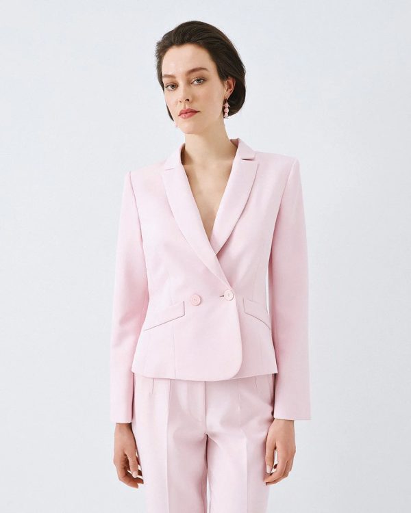 Cropped double-breasted blazer - Access Fashion