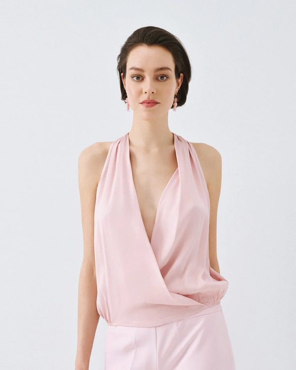 Halter wrap blouse - Access Fashion