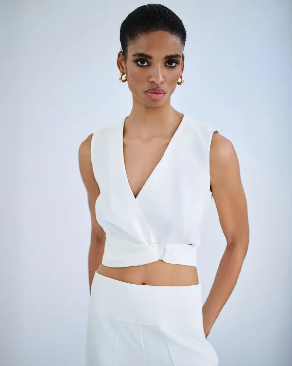 Sleeveless tie top - Access Fashion