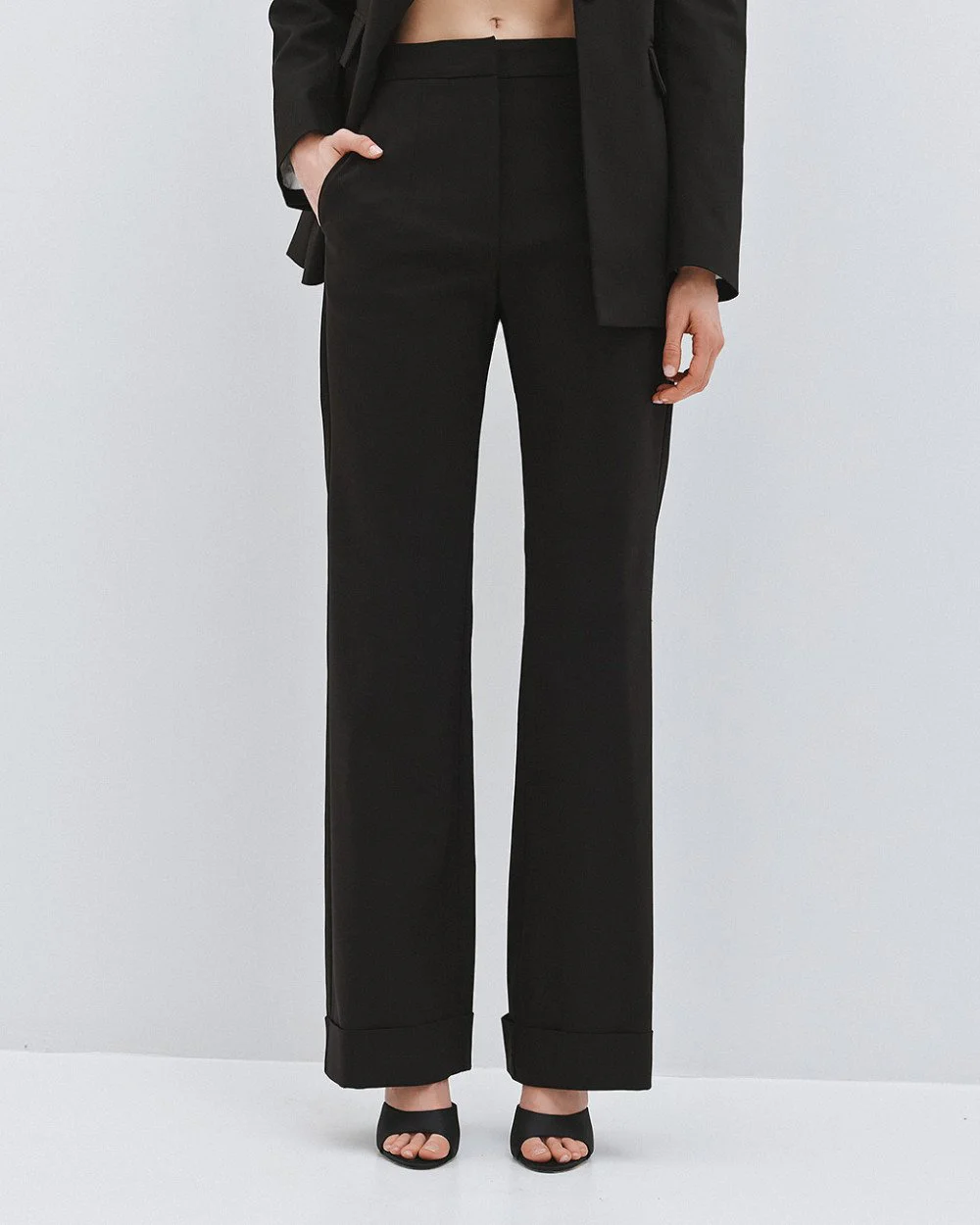 Brouska - S26-5003-162 Pants with turn-up hems - Access Fashion - Image 6