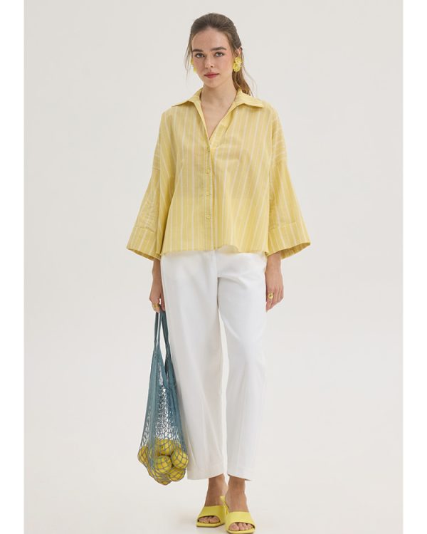 Striped relaxed cotton shirt - Innocent