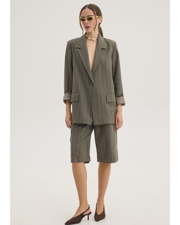 Pinstripe bermuda shorts - Innocent