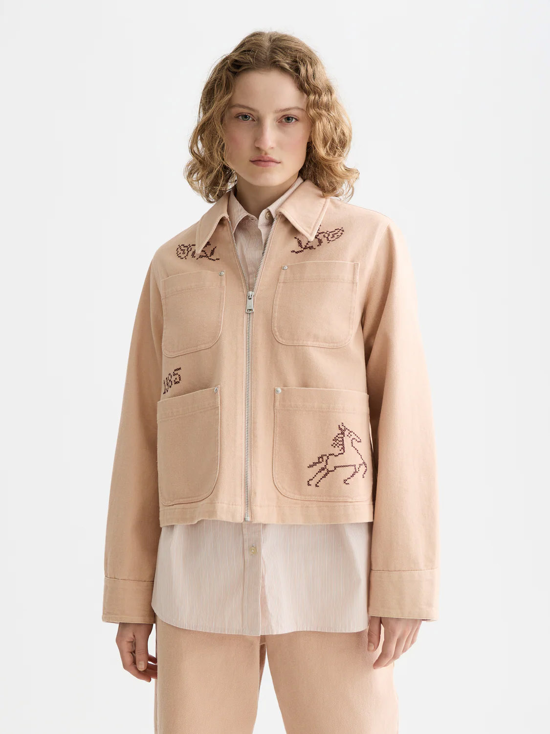 Brouska - SQS26-U9G01140T Embroidered jacket - Scotch & Soda