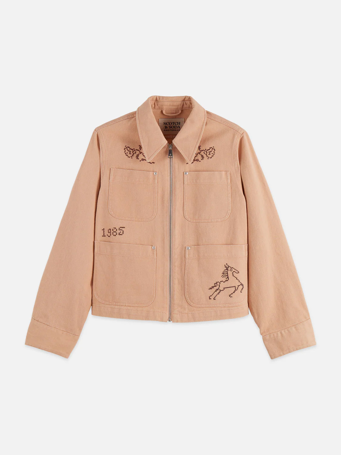 Brouska - SQS26-U9G01140T Embroidered jacket - Scotch & Soda - Image 5