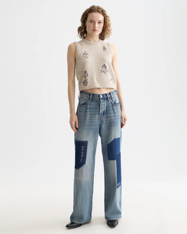 The Deep low rise loose denim - Scotch & Soda