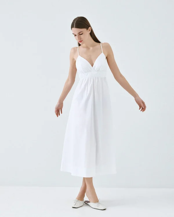 Midi dress with straps - Access Fashion