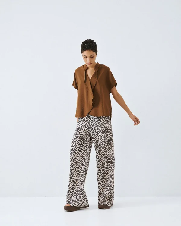 Leopard-print pants - Access Fashion