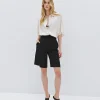 Bermuda shorts with pleats - Access Fashion