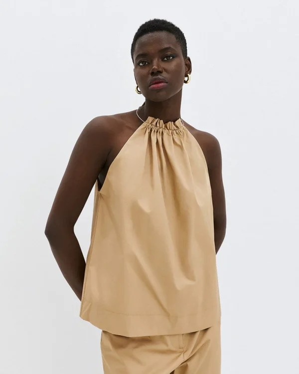 Halter top with a metallic detail - Access Fashion