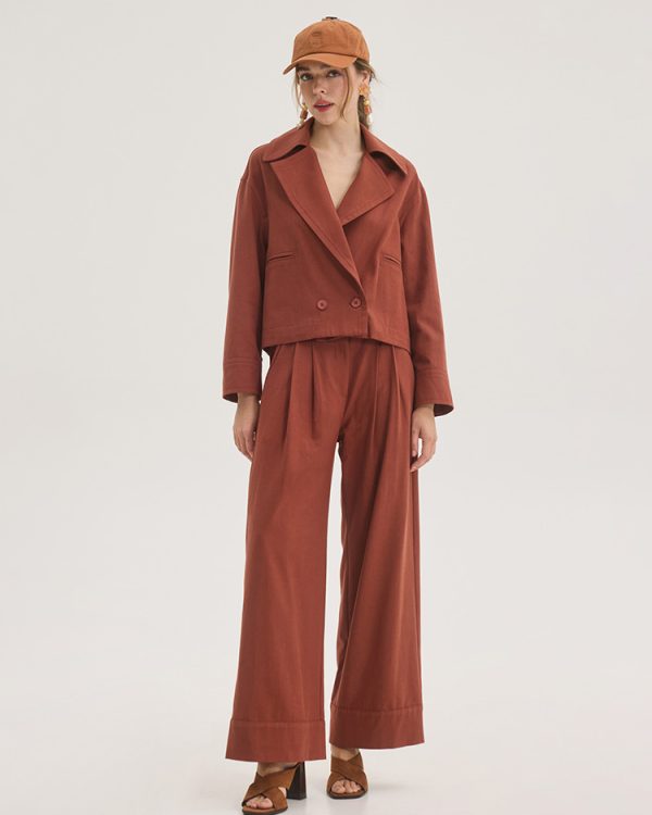 Wide-leg crop pants - Innocent