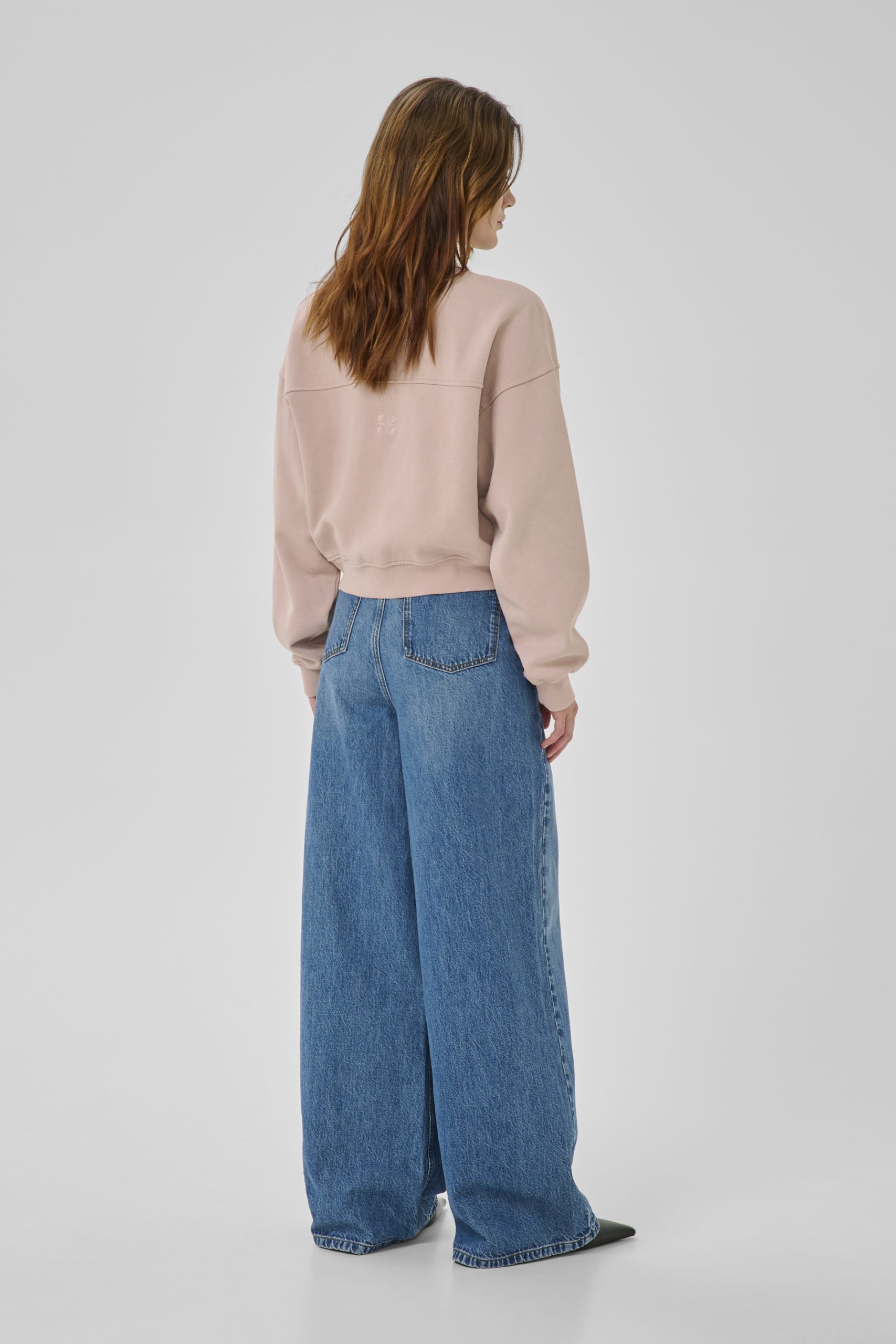 Brouska - MES26-5247 MetaMW short sweat jacket - My Essential Wardrobe - Image 2