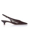 Croco slingback pumps - Sante Shoes