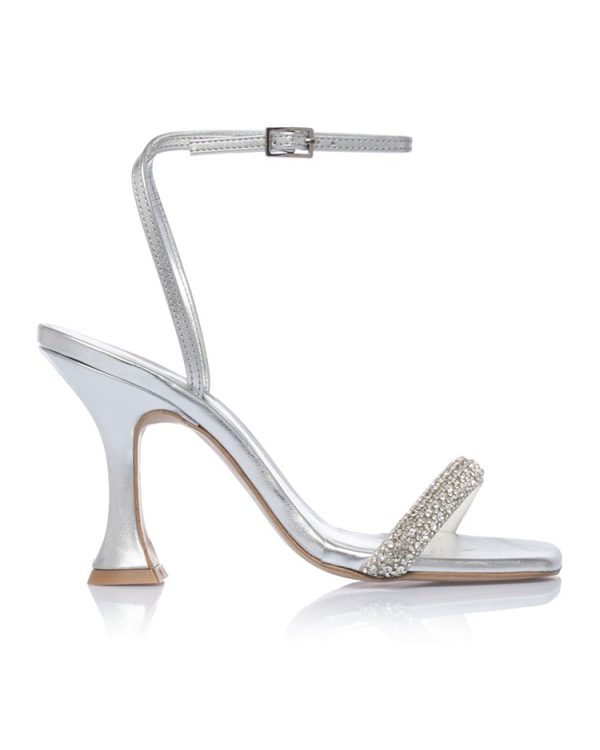 Metallic high-heel sandals – Sante Shoes