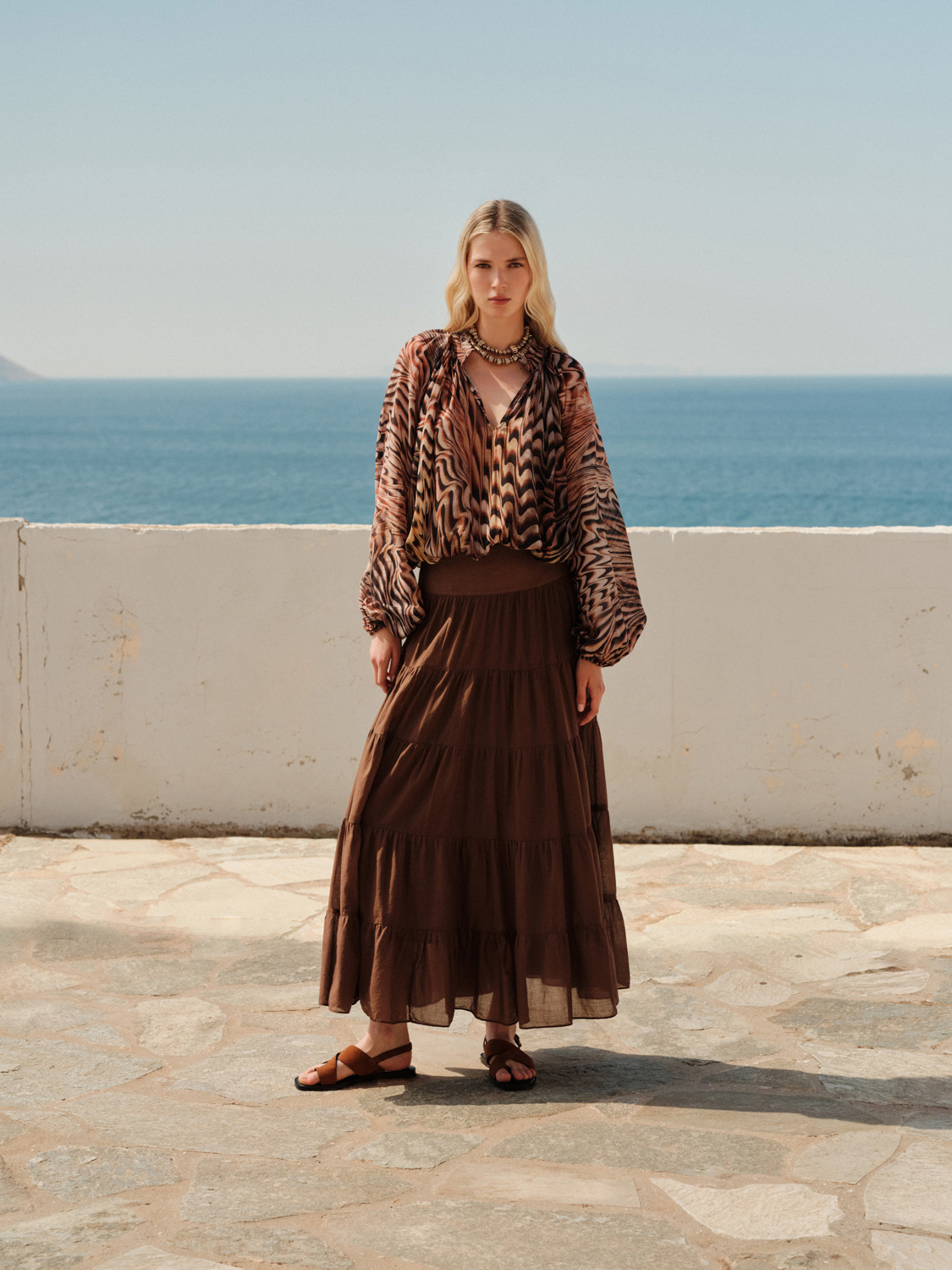 Brouska - DES26-509G Sage skirt - Devotion Twins