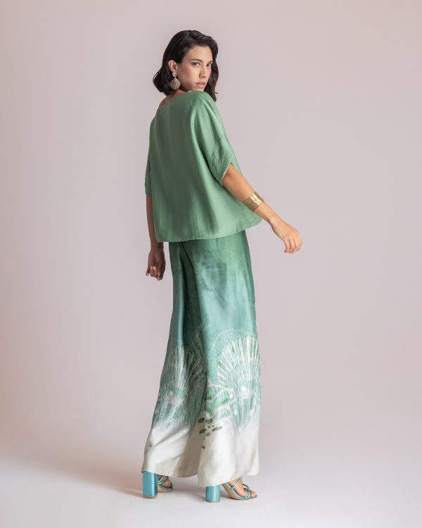 Alternative view of Relaxed, boxy silhouette blouse - Moutaki