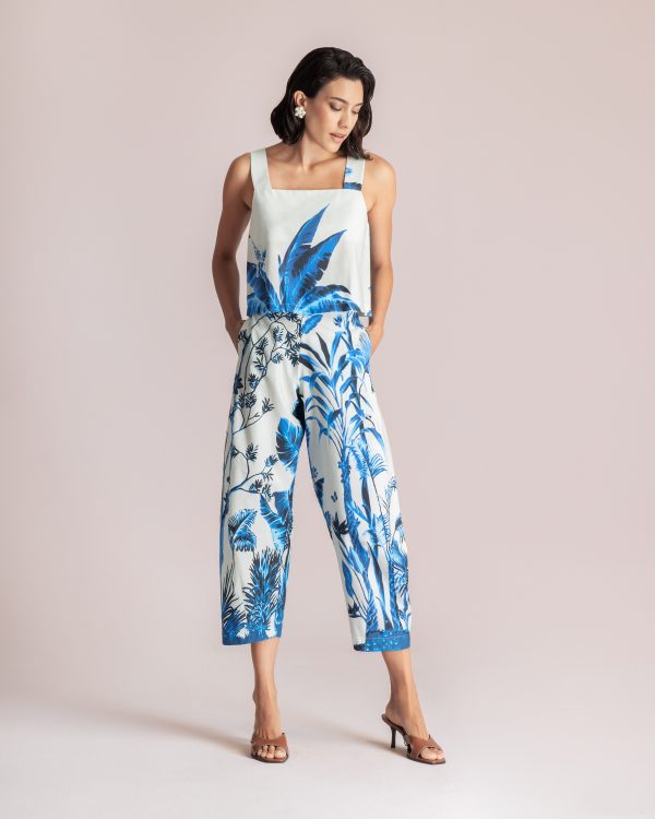 Alternative view of Print cropped rousers - Moutaki