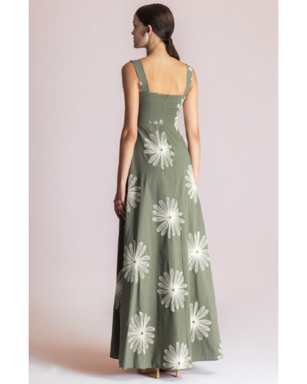 Alternative view of Printed floral maxi dress - Moutaki