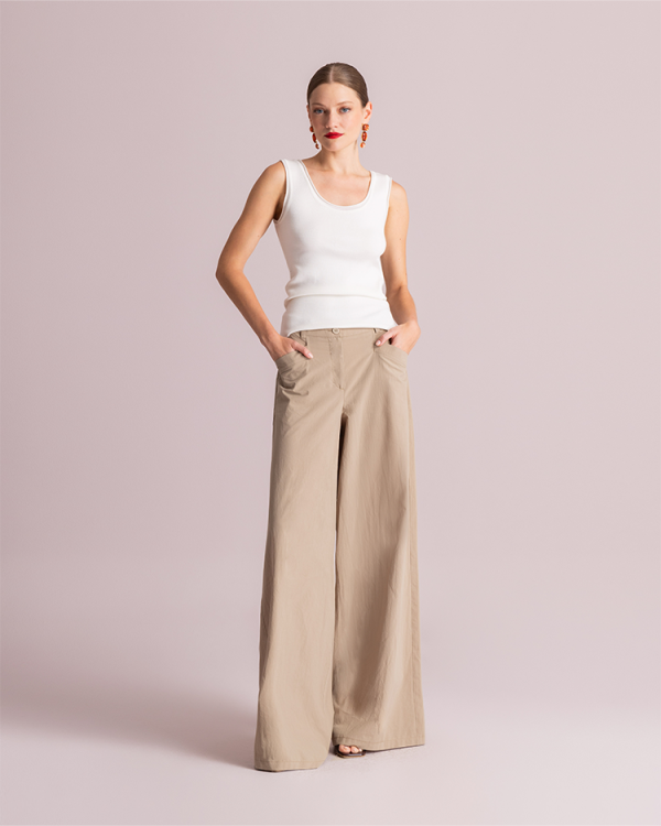 Sleeveless knit top - Moutaki