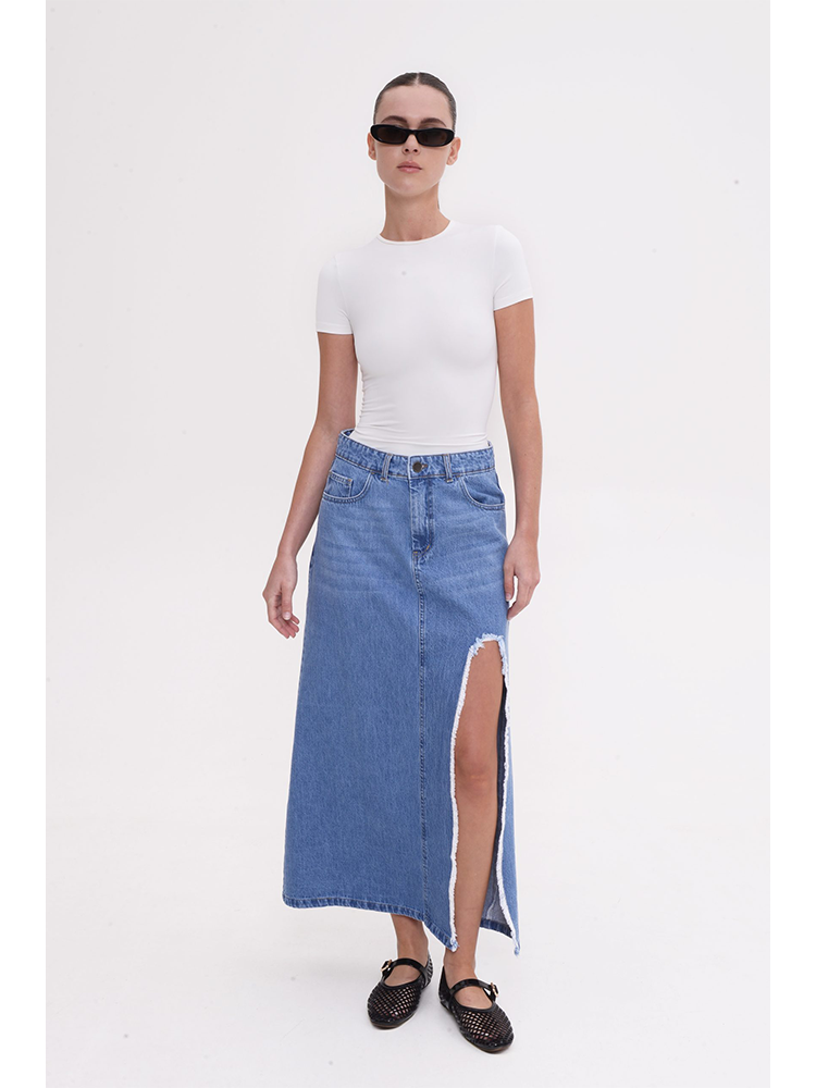 Brouska - SCS26-140 Margot denim skirt - Sac & Co