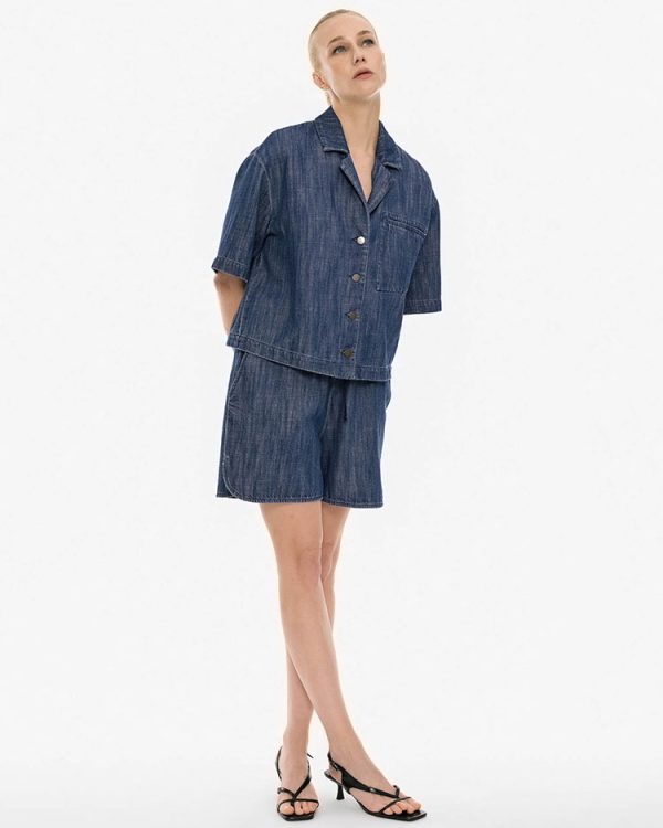 Ringing denim shirt - 4Tailors