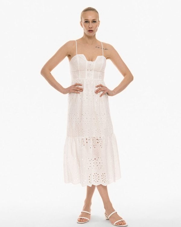 Private call broderie dress - 4Tailors