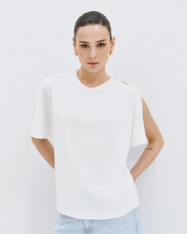 Blouse with metallic detail - Access Fashion