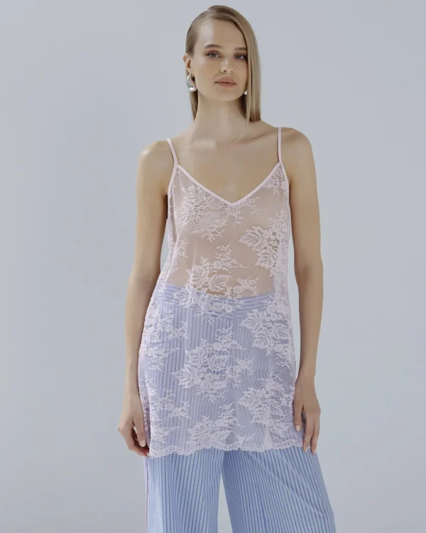 Lace top with straps - Access Fashion