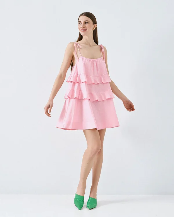 Mini ruffle dress - Access Fashion