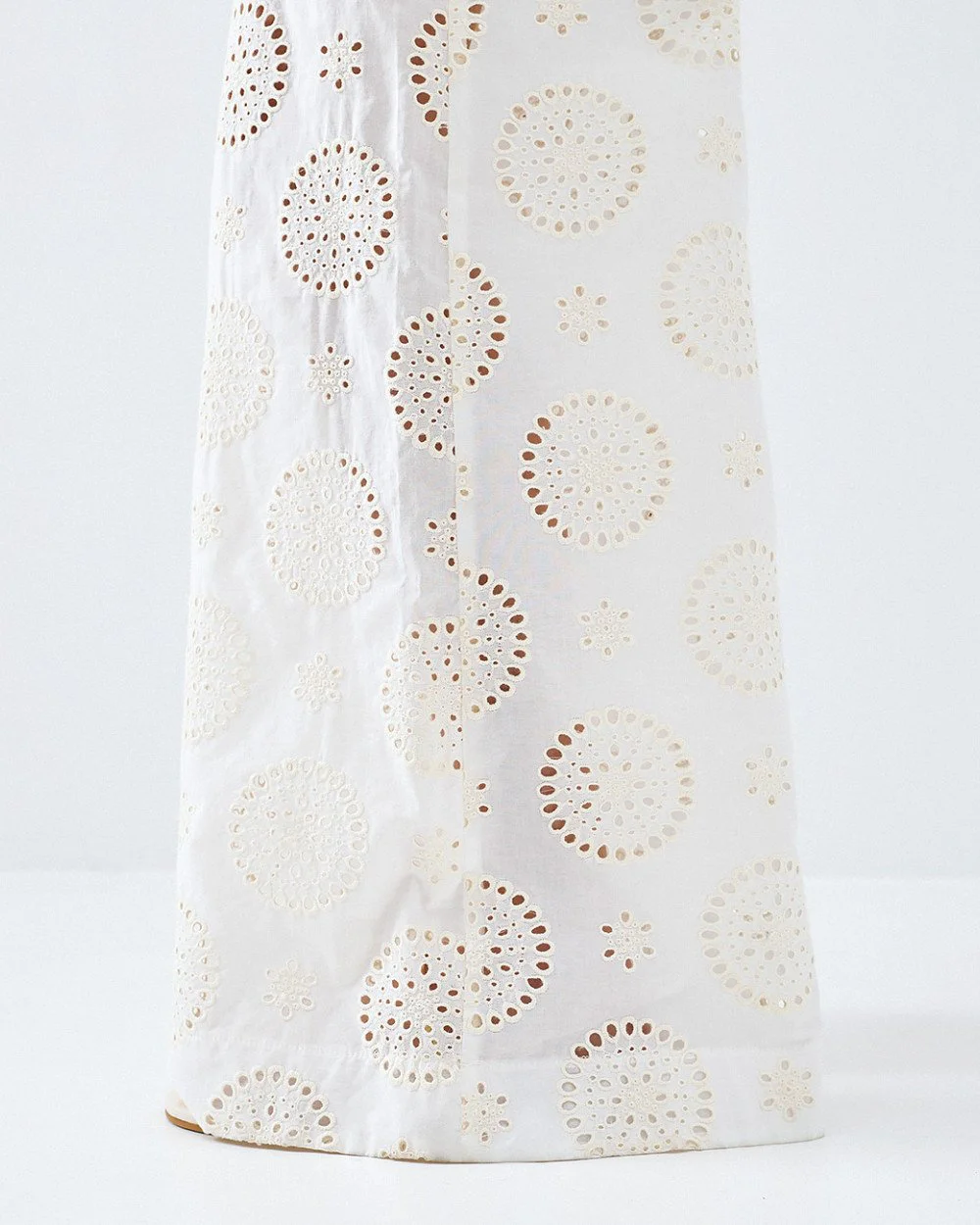 Brouska - S26-5105-0313 Wide-leg broderie pants - Access Fashion - Image 7