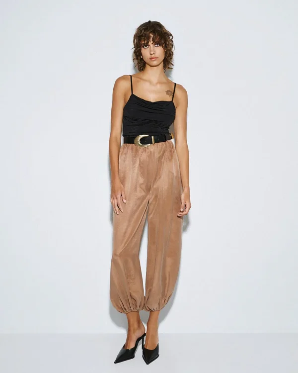 Pants with elastic hem - Access Fashion