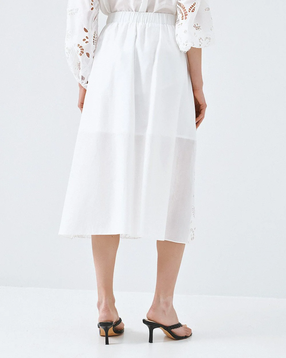 Brouska - S26-6032-678 Midi broderie skirt - Access Fashion - Image 7