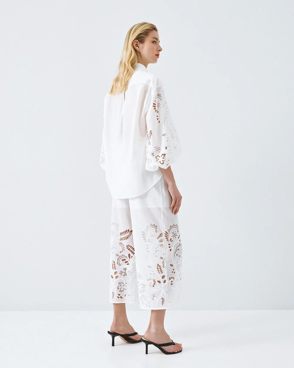 Brouska - S26-7039-678 Shirt with broderie sleeves - Access Fashion - Image 5