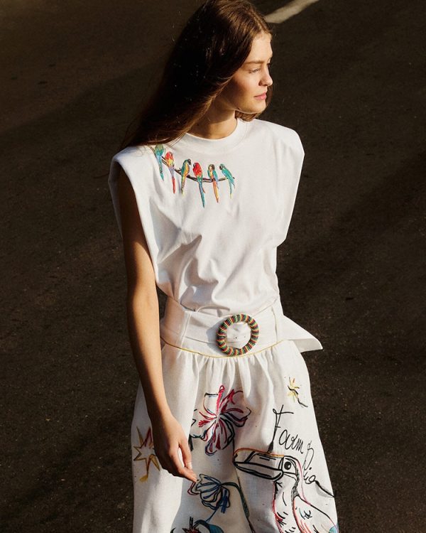 Birds on branch padded top - Farm Rio