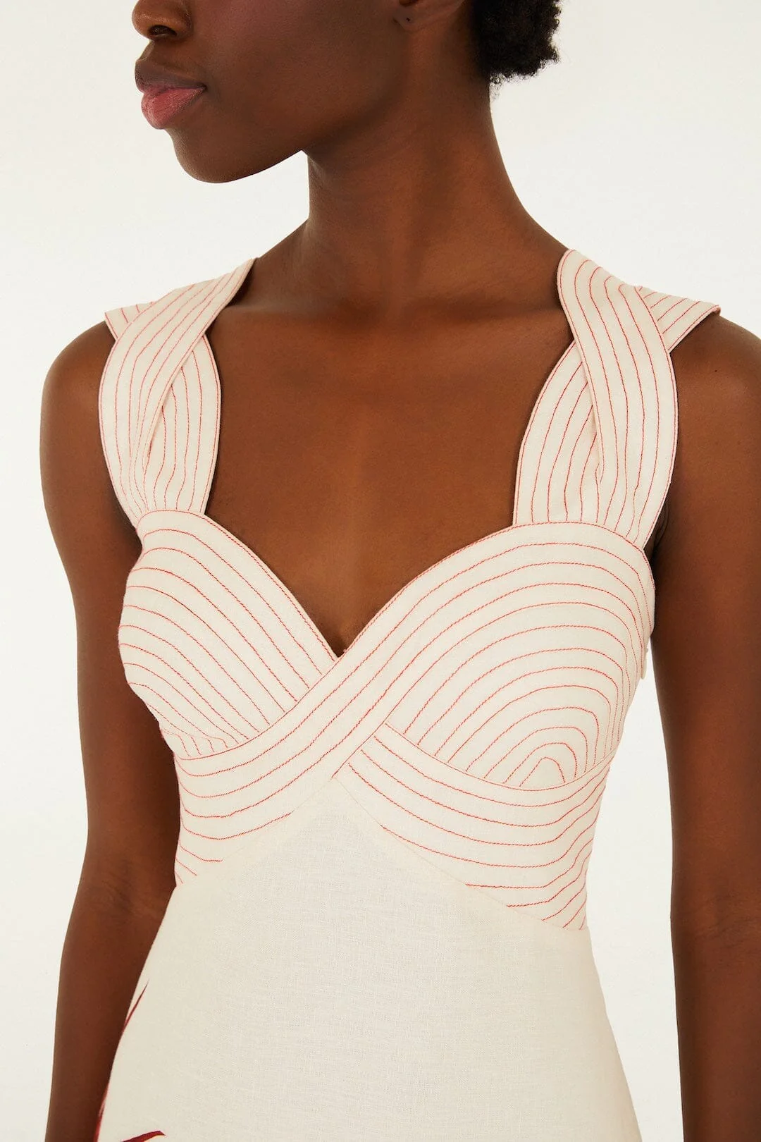 Brouska - FRS26-349090 Strelitzia midi dress - Farm Rio - Image 2