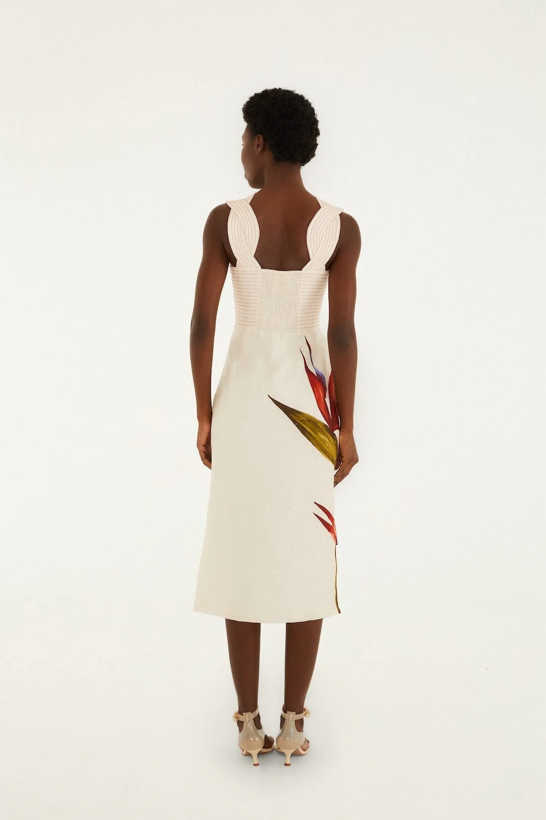 Brouska - FRS26-349090 Strelitzia midi dress - Farm Rio - Image 3