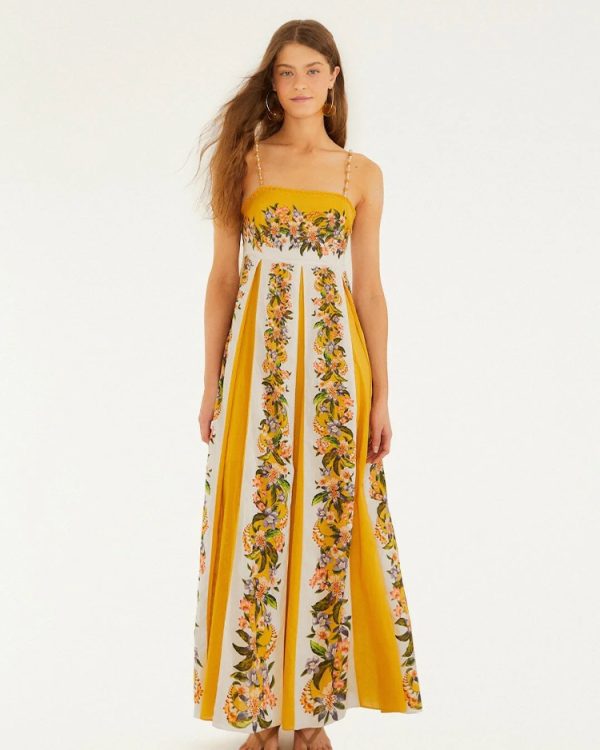 Hilo stripes maxi dress - Farm Rio