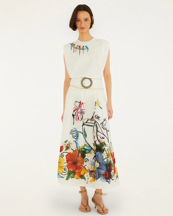 Tropi maxi skirt - Farm Rio