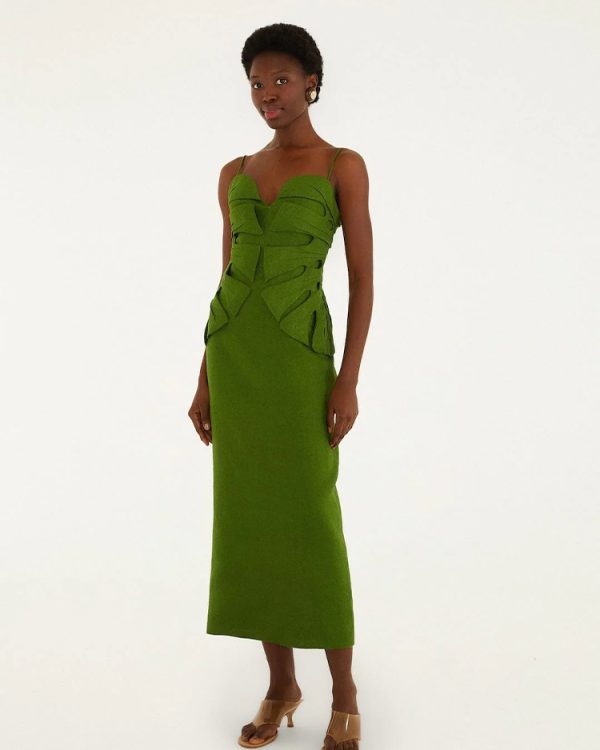 Monstera leaf dress - Farm Rio