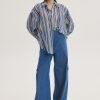 Oversized multi-stripe relaxed shirt - Innocent