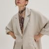 Relaxed longline jacket - Innocent