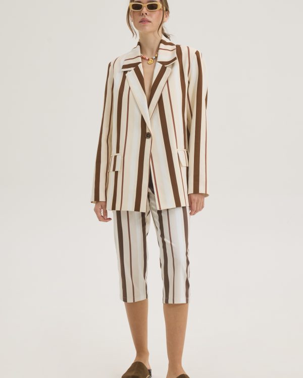 Tailored striped bermuda - Innocent