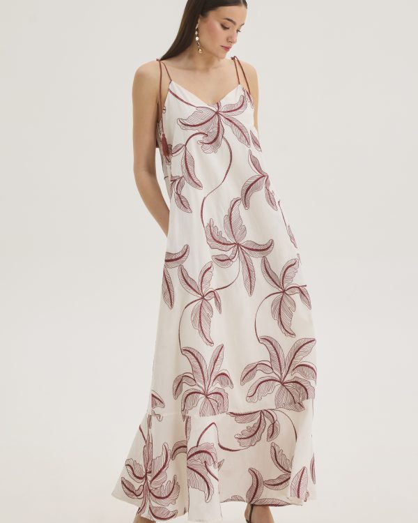 Botanical slip maxi dress - Innocent