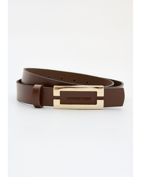 Icon leather belt -Leather Twist