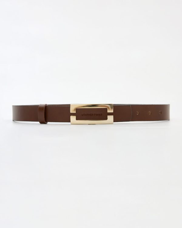 Alternative view of Icon leather belt -Leather Twist