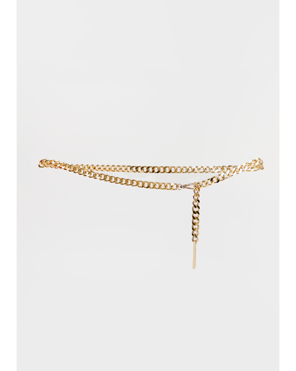 Twist chain belt - Leather Twist